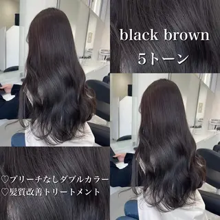 カラー 🤍透明感ブラウン himi🤍のヘアスタイル