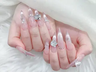 ネイル MoMoA Nail ネイル長さ出し専門店のネイルデザイン