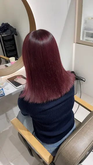 ミディアム 光岡 玲遠のヘアスタイル