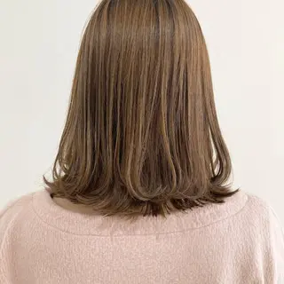 ミディアム カラー お洒落パーマ/ 艶カラー/michiのヘアスタイル