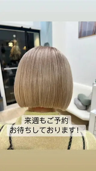 ミディアム カラー パーマ 堀井 凌平のヘアスタイル