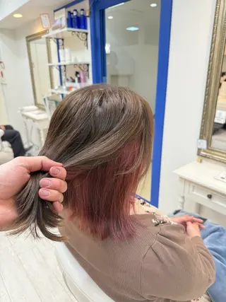 ミディアム 新籾 尚哉のヘアスタイル