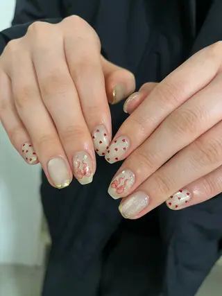ネイル elen南越谷 Rina𖥔⋱のネイルデザイン