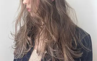 ミディアム カラー ケア剤オタク×海外 ヘア長谷川裕起のヘアスタイル