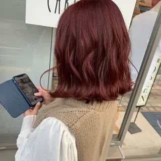 カラー Earth長崎浜の町店所属・年末限定艶カラー ⛄️⛄️梅本琉衣のヘアスタイル