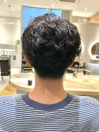 ショート パーマ メンズ Tink　天神店所属・今村賢治/メンズ/ レイヤー✨艶カラーのヘアスタイル