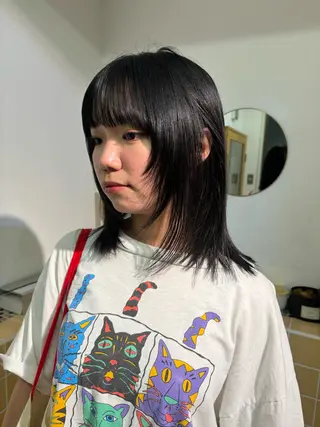 ミディアム sakura🌸 レイヤー/韓国ヘアのヘアスタイル