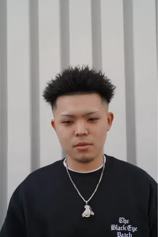 パーマ メンズ brunt jet所属・関 晃哉のヘアスタイル