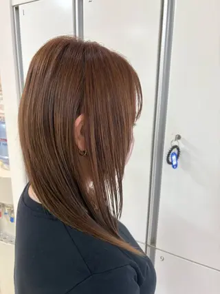 セミロング CREA渋沢 モデル募集🌺アイナのヘアスタイル