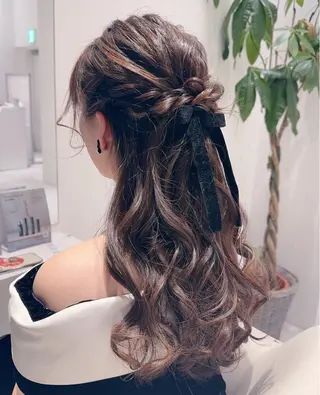 ヘアアレンジ 清川 椿咲のネイルデザイン