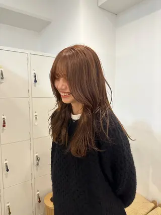 ロング カラー 梅田/柔らかカラー/ オオハシ リナコのヘアスタイル