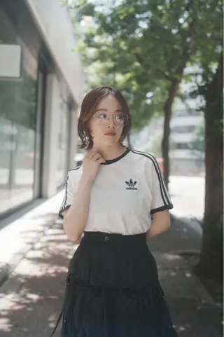 ロング 透明感カラー/レイヤ ー/縮毛/暗髪/銀座のヘアスタイル