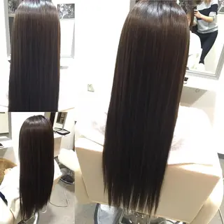 ロング カラー 吉本 yoshimotoのヘアスタイル