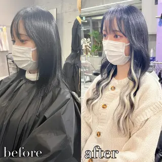 ミディアム Lavy Kyoto エクステのヘアスタイル