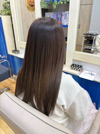 ロング カラー 細川武琉/艶カラー /Aqua limeのヘアスタイル