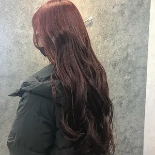 ロング 所渉/韓国レイヤー /ウルフカットのヘアスタイル