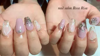セミロング ネイル ネイルスタジオ シェイクユアハンズのネイルデザイン