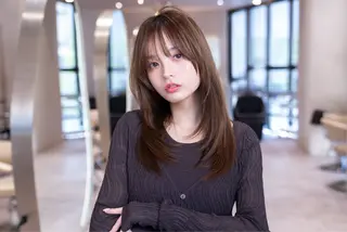 セミロング カラー 🉐レイヤー/塩見 弘樹🉐渋谷のヘアスタイル