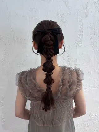 ヘアアレンジ ボブ/メンズ/パーマ /Tamakiのヘアスタイル