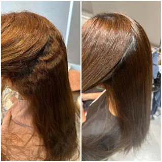 ロング TELAHAIR成田 マネージャー吉野美羽のヘアスタイル