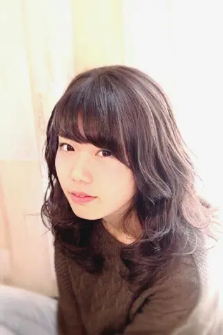 セミロング ロング カラー パーマ SAI hairgardenのヘアスタイル