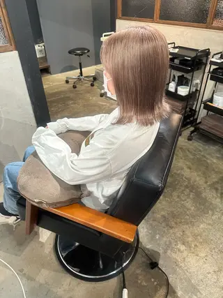 セミロング Baby美容師 Ninaのヘアスタイル