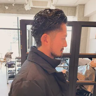 ショート パーマ メンズ 堀江将太朗/恵比寿/ メンズカットのヘアスタイル