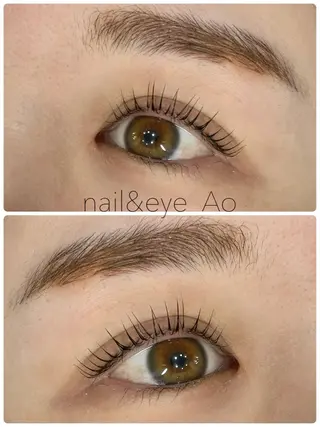 メンズ マツエク・マツパ nail&eye Aoのマツエク・マツパデザイン