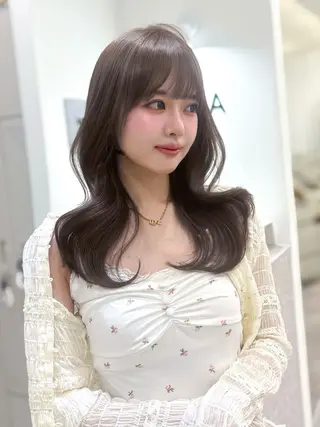 ロング カラー 艶髪/モテヘア🎀 MIHOのヘアスタイル