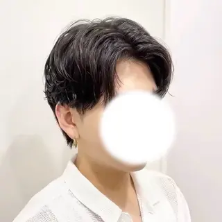 メンズ グレージュ/レイヤー ふうか　渋谷のヘアスタイル