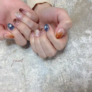 ネイル 𝕄𝕚𝕪𝕦🤍 自由が丘⌇パラジェルのネイルデザイン