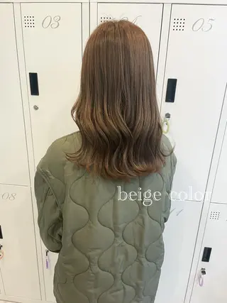 ミディアム カラー得意【梅田】 瀧本友梨乃のヘアスタイル