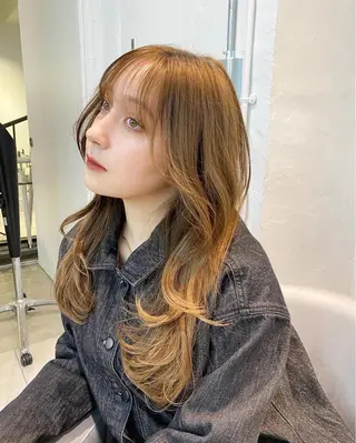 ロング レイヤーカット カノン🩷のヘアスタイル