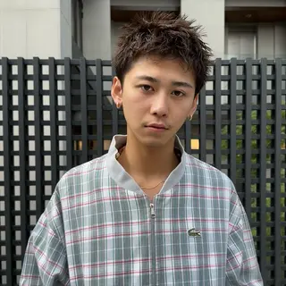 ショート メンズ スパイキーショート/ メンズヘア/hugeのヘアスタイル