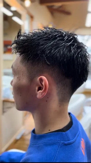 ショート メンズ Sagedoue ユイのヘアスタイル