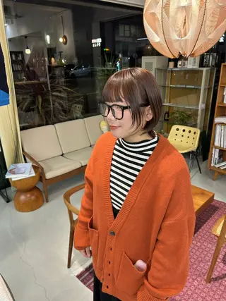 ショート カラー 藤原 あかりのヘアスタイル