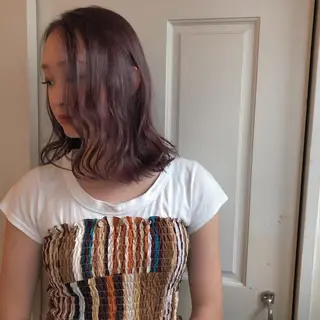 ミディアム カラー 🌸ハイトーン 新田　廉 🌸のヘアスタイル