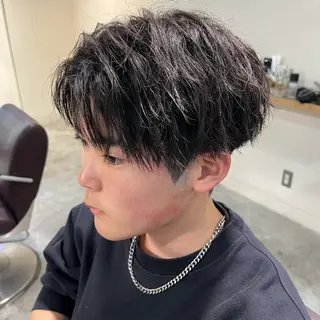 メンズ フェザーパーマ🌙 毛流れ yuzukiのヘアスタイル