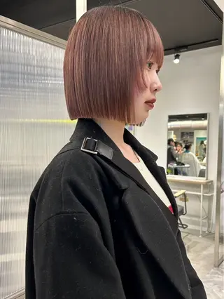 ショート ARISA︎ ハイトーン/メンズCのヘアスタイル