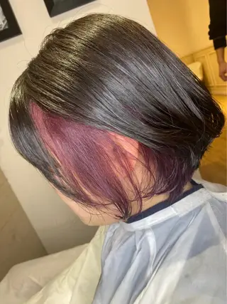 ショート カラー 🟣メンズパーマ 川端 永遠🟣のヘアスタイル