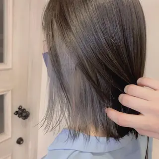 ミディアム カラー UMEDA FIGAROのヘアスタイル