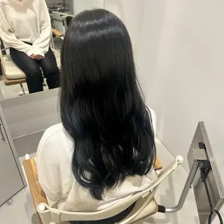 ロング カラー ✨ハイトーン/暗髪/ ハイライト/松岡✨のヘアスタイル