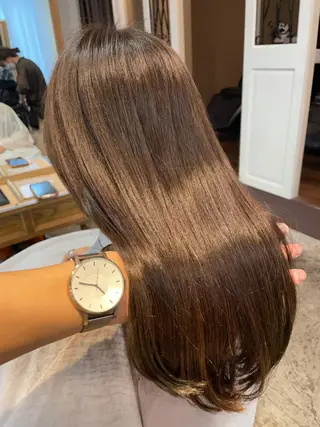 セミロング 髪質改善特化 🫧松野力也のヘアスタイル