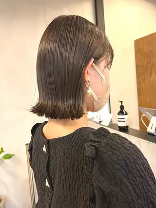 ミディアム カラー esu西梅田所属・ena/ブリーチなし 透明感・レイヤー🎀のヘアスタイル