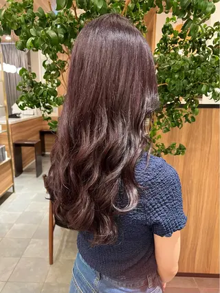 ロング カラー カワハラ ヒナコのヘアスタイル