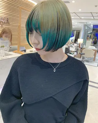 ショート カラー 韓国風/顔周りカット /髪質改善RYOTAのヘアスタイル