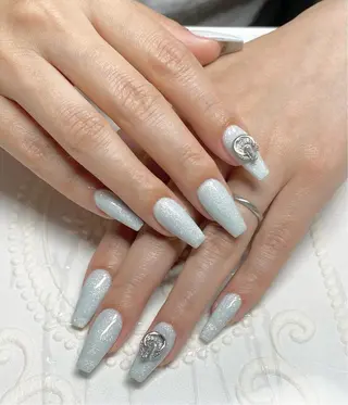 セミロング ネイル lune nail_2017のその他イメージ