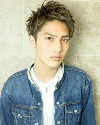 ショート ミディアム セミロング ロング カラー パーマ メンズ キッズ seed hair 豊岡店所属・藤井 翔汰のヘアスタイル