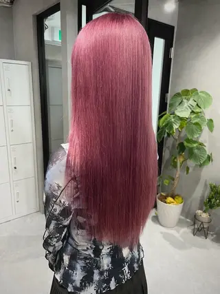 ロング カラー 暖色ハイトーン特化 🥇Mioのヘアスタイル