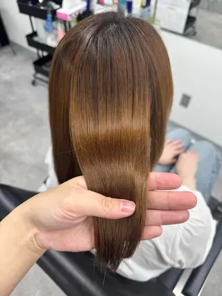 ミディアム Eir 神戸所属・髪質改善/縮毛矯正 長井 美佐子のヘアスタイル